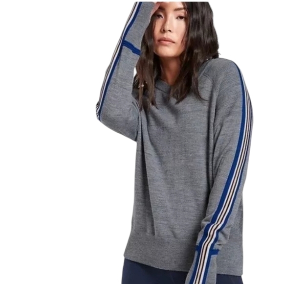 ATHLETA Canyon Colorblock Long Sleeve Pullover Sweater - Picture 1 of 14